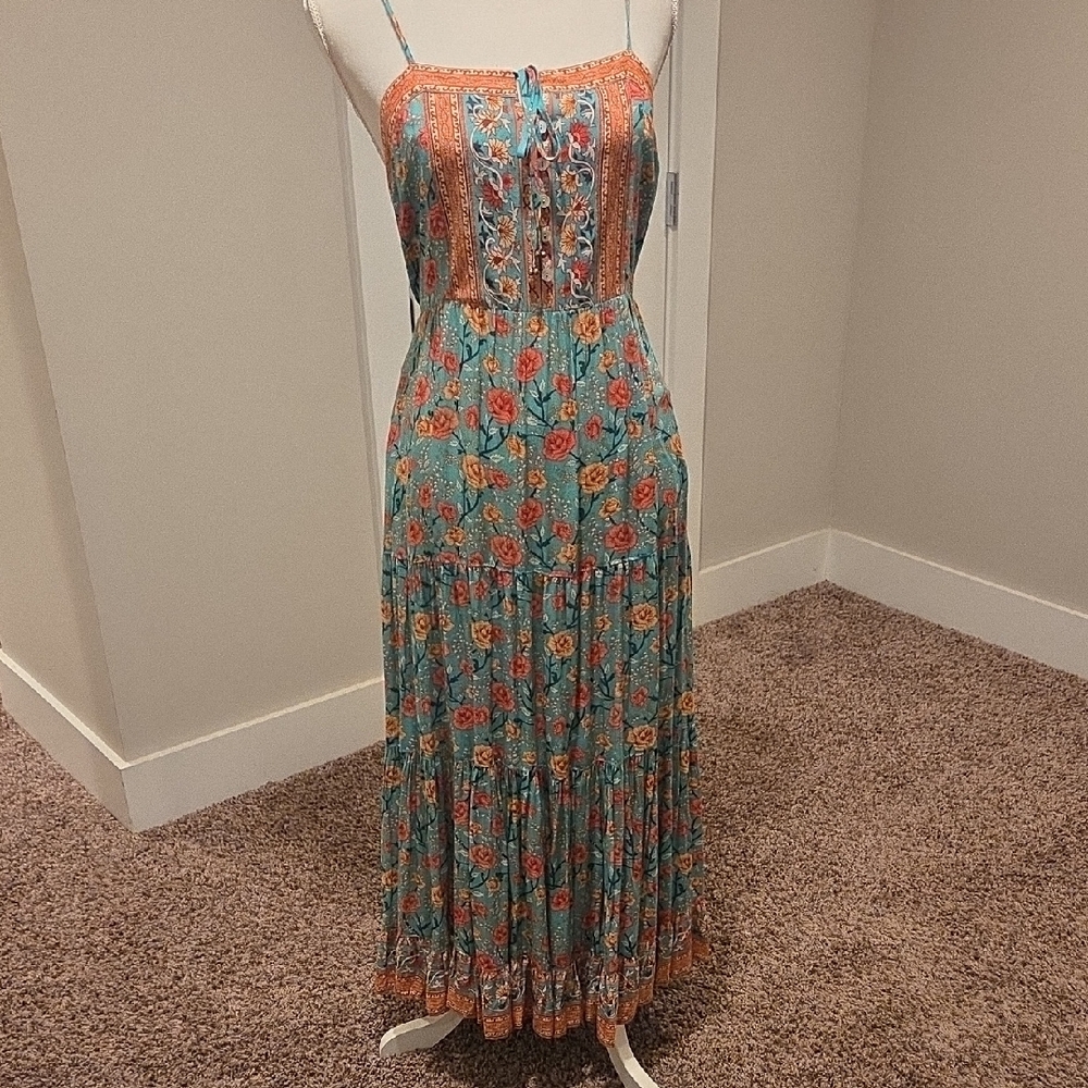 Floral Maxi Dress - Multicolor